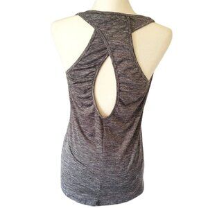 Women's Racerback Workout Athletic Running Tank Tops -Size Medium - Gray
